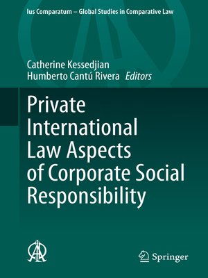 cover image of Private International Law Aspects of Corporate Social Responsibility